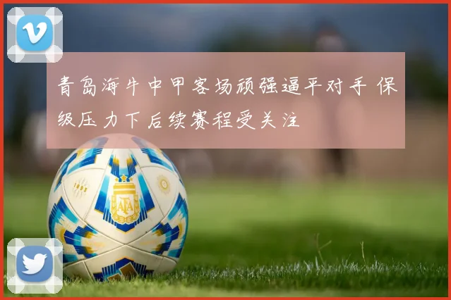青岛海牛中甲客场顽强逼平对手 保级压力下后续赛程受关注