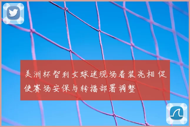 美洲杯智利女球迷现场着装亮相 促使赛场安保与转播部署调整