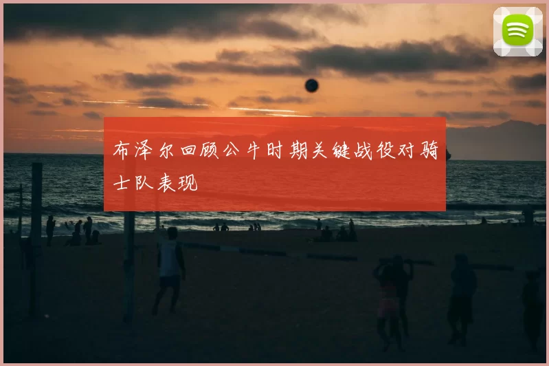 布泽尔回顾公牛时期关键战役对骑士队表现